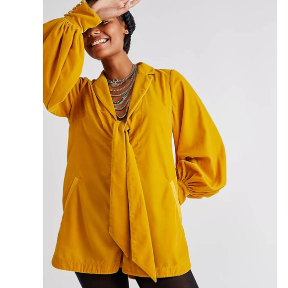 Free People Pants - Free People Mustard Yellow Jumpsuit